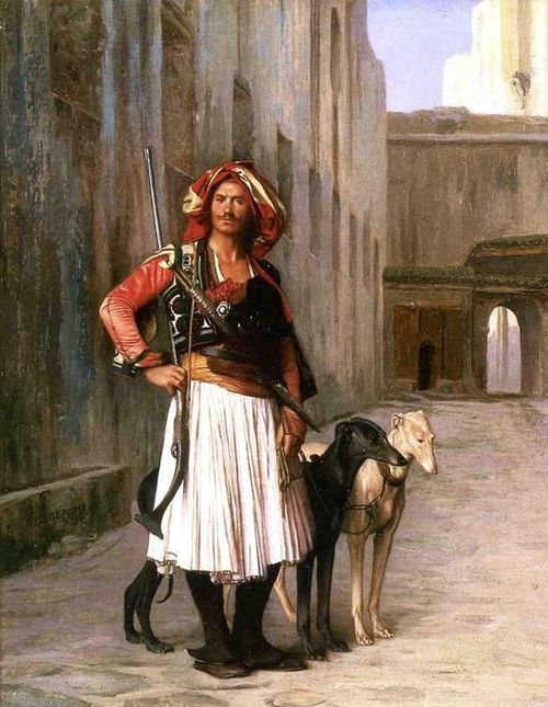 An Arnaut in Cairo, 1867, Jean-Léon Gérôme