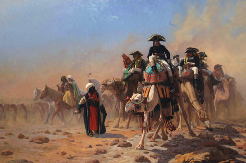 Napoleon and His General Staff in Egypt, 1867, Jean-Léon Gérôme