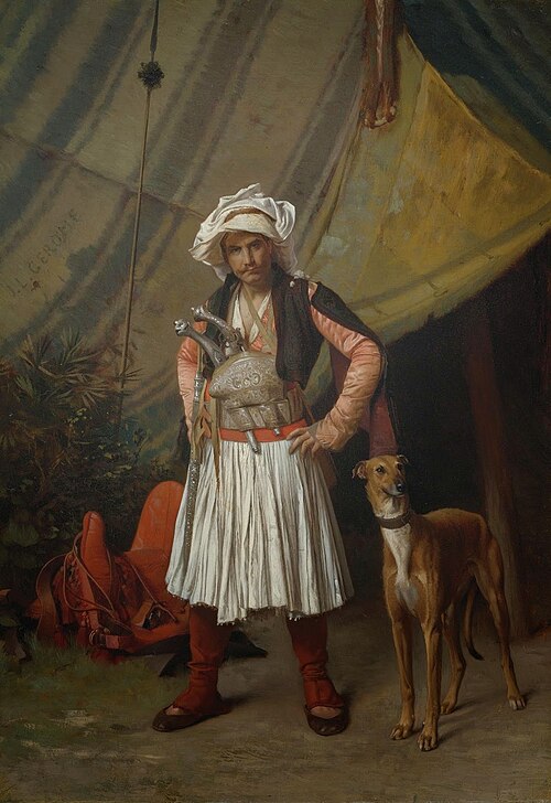 A Bashi-Bazouk and His Dog, 1870, Jean-Léon Gérôme