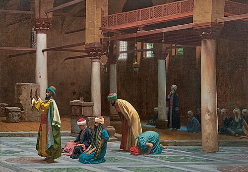 Prayers in the Mosque, 1892, Jean-Léon Gérôme