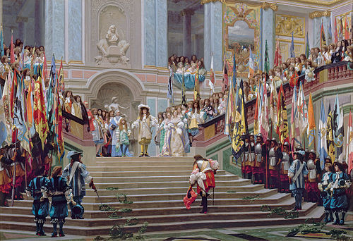 Reception of the Grand Condé at Versailles, 1878, Jean-Léon Gérôme