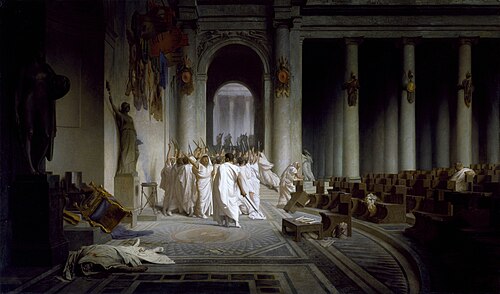 The Death of Caesar, 1859, Jean-Léon Gérôme