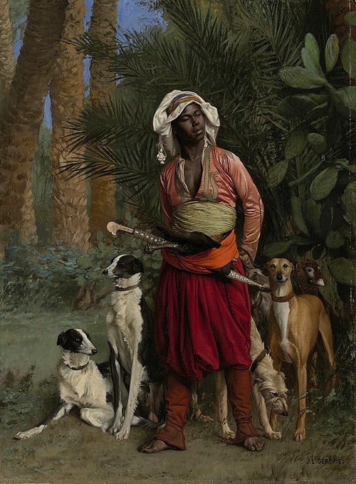 The Negro Master of the Hounds, 1871, Jean-Léon Gérôme