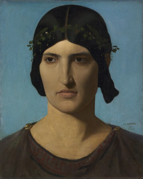 Head of an Italian Woman, 1844, Jean-Léon Gérôme