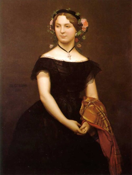 Portrait de mademoiselle Durand, 1853, Jean-Léon Gérôme