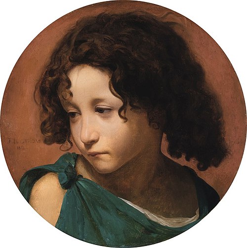 Portrait of a young boy, 1844, Jean-Léon Gérôme