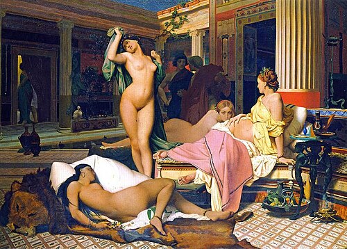 Gynaeceum or ancient Greek Interior, 1860, Jean-Léon Gérôme