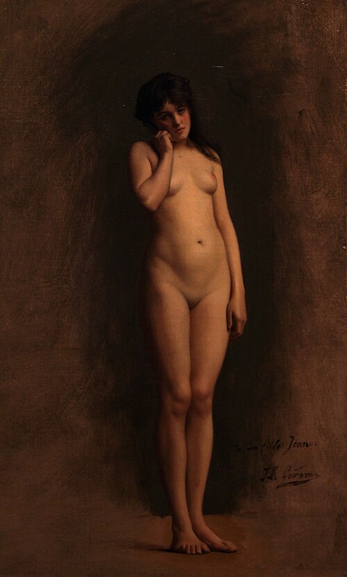 Jeune Fille nue, 1886, Jean-Léon Gérôme