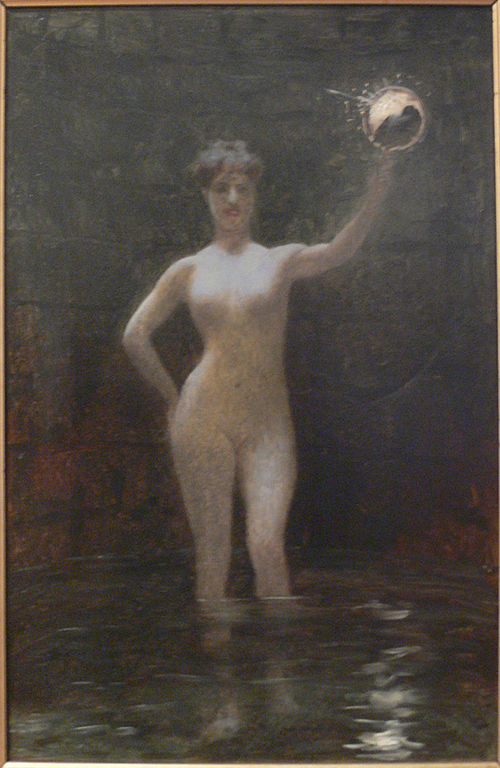 La Vérité debout au fond d'un puits, 1895, Jean-Léon Gérôme