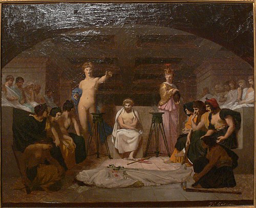 Veillée funèbre, 1850, Jean-Léon Gérôme