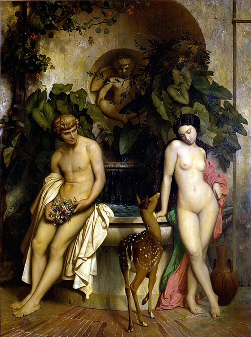 Daphnis et Chloé, 1852, Jean-Léon Gérôme