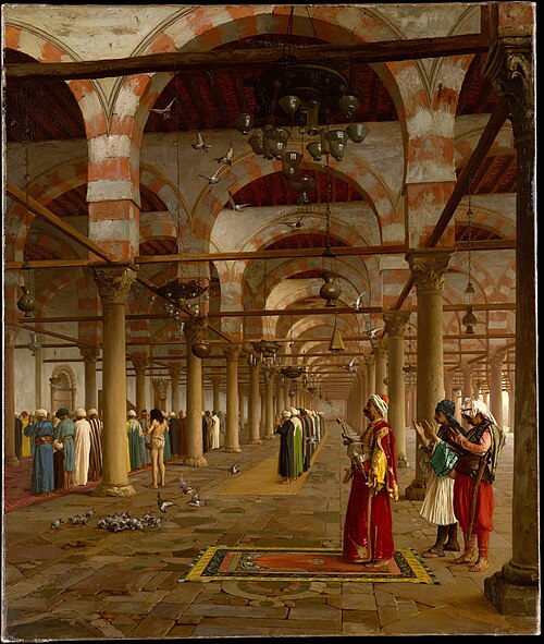 Prayer in the Mosque, 1871, Jean-Léon Gérôme