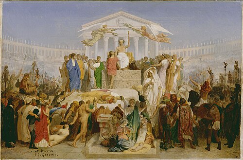 The Age of Augustus, the Birth of Christ, 1852, Jean-Léon Gérôme