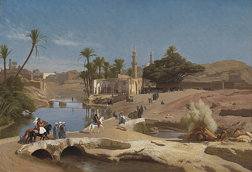 View of Medinet El-Fayoum, 1868, Jean-Léon Gérôme