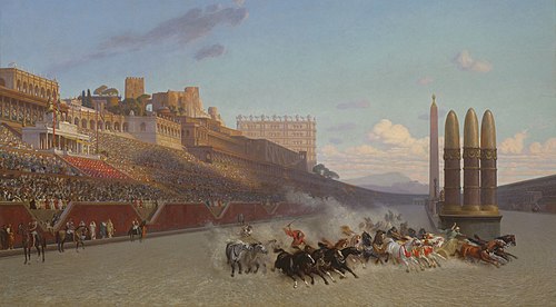 Chariot Race, 1876, Jean-Léon Gérôme