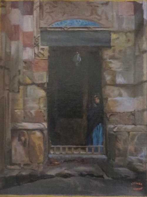 Arab Woman in a Doorway, 1870, Jean-Léon Gérôme