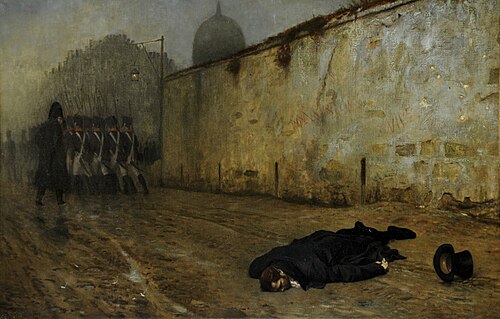 L'exécution du maréchal Ney, 1868, Jean-Léon Gérôme