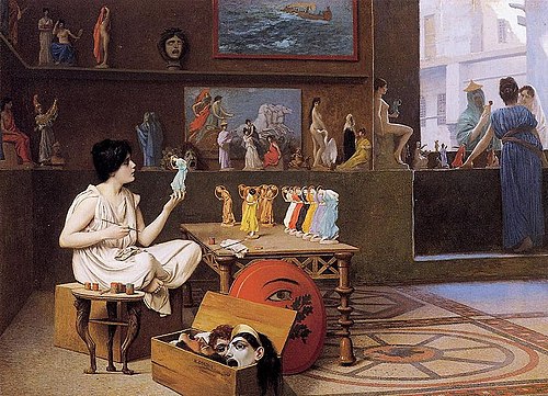Painting Breathes Life into Sculpture, 1893, Jean-Léon Gérôme