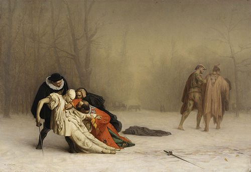 The Duel After the Masquerade, 1858, Jean-Léon Gérôme