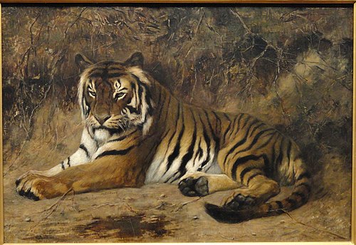 Tiger, , Jean-Léon Gérôme