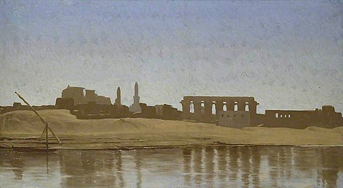 View of the Nile at Luxor, 1857, Jean-Léon Gérôme