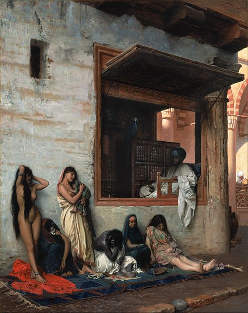 Sale of Slaves in Cairo, 1871, Jean-Léon Gérôme