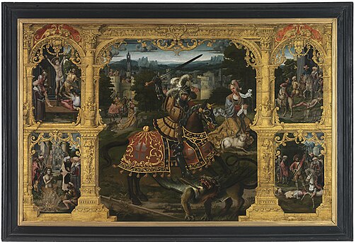 La légende de Saint George., 1540, Lancelot Blondeel