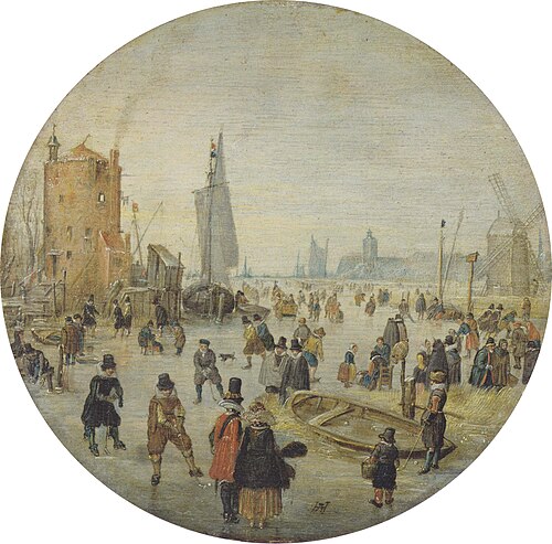 Winter landscape, , Hendrick Avercamp