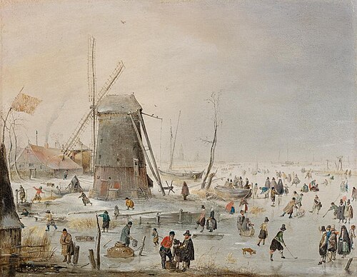Winterlandschaft mit Eisvergnügen, , Hendrick Avercamp