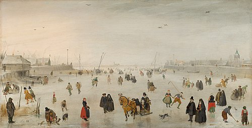 A Scene on the Ice, 1625, Hendrick Avercamp