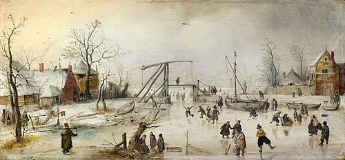 Scene on the Ice, 1620, Hendrick Avercamp
