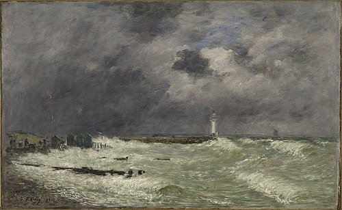 Coup de vent devant Frascati, Le Havre, 1896, Eugène Boudin