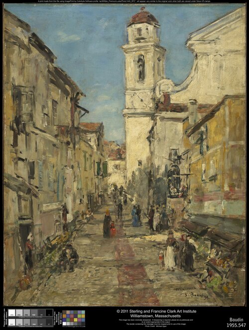 Villefranche, 1892, Eugène Boudin