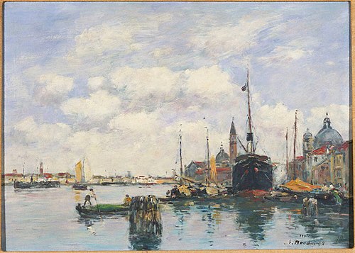 Venice–Seascape at the Giudecca, 1895, Eugène Boudin
