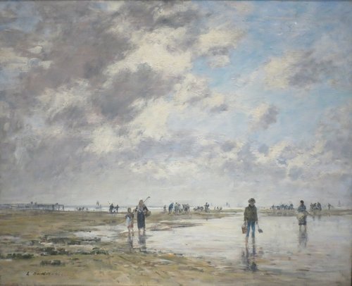 Marée basse, Berck, 1886, Eugène Boudin
