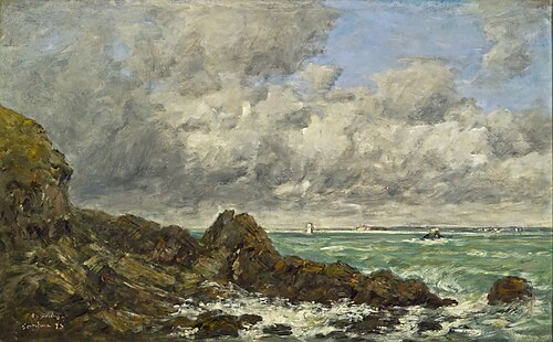 La baie de Portrieux, 1873, Eugène Boudin