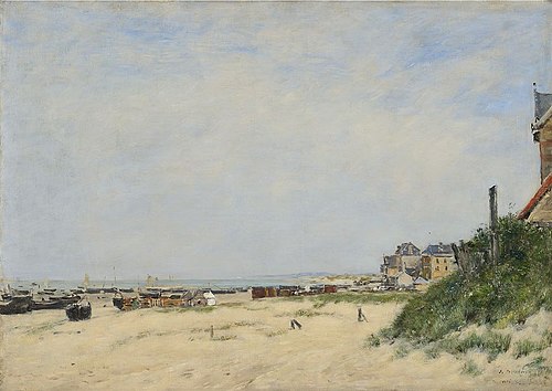 Berck, le rivage, 1881, Eugène Boudin