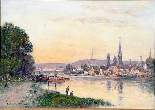 La Seine à Rouen, , Eugène Boudin