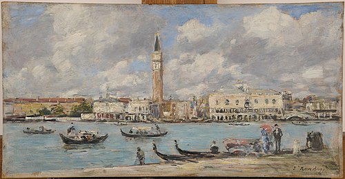 Venise. San Giorgio, 1897, Eugène Boudin