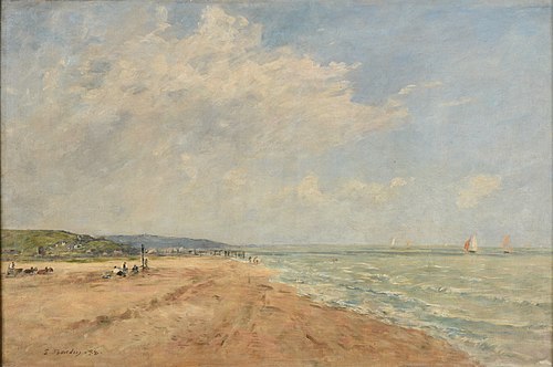 La marée montante (baie de Saint-Valéry), 1888, Eugène Boudin