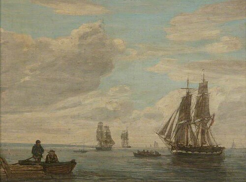 A Calm, , Eugène Louis Boudin