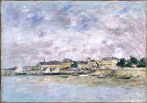 Trouville, le Port, 1886, Eugène Boudin