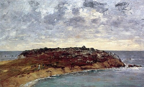 Le Toulinguet, côtes de Camaret, 1872, Eugène Louis Boudin