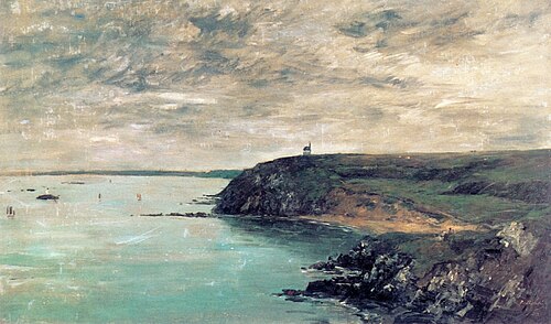 The Coast of Portrieux, Cotes-du-Nord, , Eugène Louis Boudin