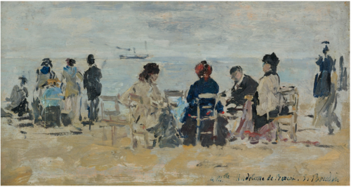 Scène de plage, , Eugène Louis Boudin