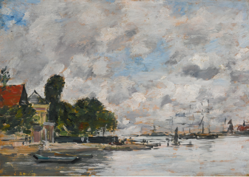 Environs de Dordrecht, , Eugène Louis Boudin