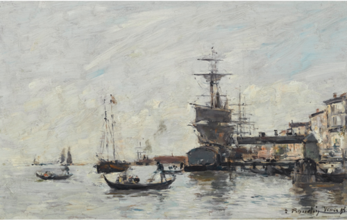 Vue de Venise, , Eugène Louis Boudin