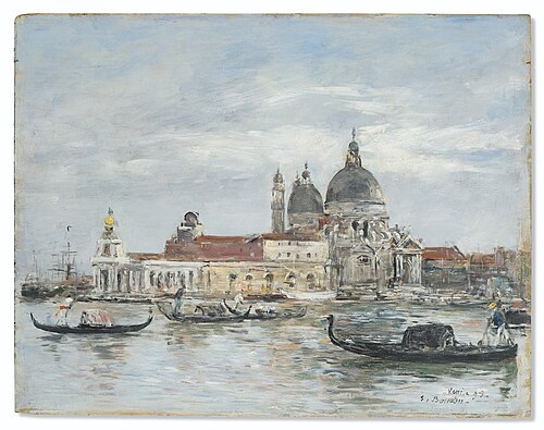 Venise. La Salute. La Douane, , Eugène Louis Boudin