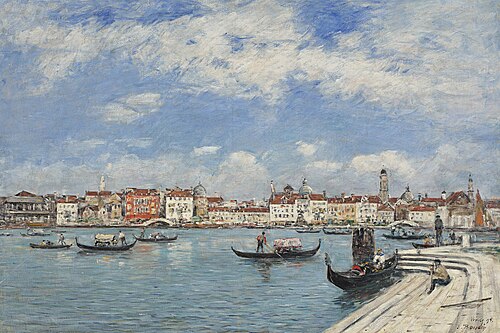 Venise, vue prise de San Giorgio, , Eugène Louis Boudin