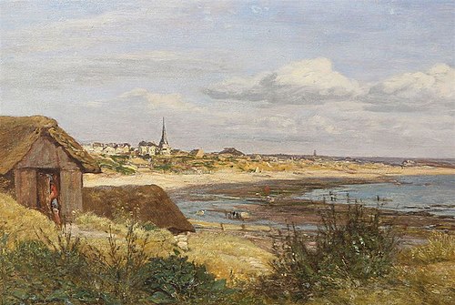 Scène de plage, , Eugène Louis Boudin
